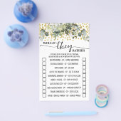 ユーカリ・ゴールドは彼らはむしろゲームカードをシャワーするだろう チラシ (シングル)