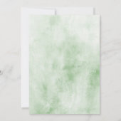 ユーカリ ゴールド フラワーの キンセアニエラ ご招待状 招待状 (裏面)