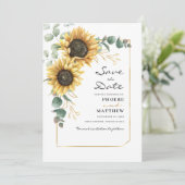 ユーカリ・サンゴウカ・ボタニカル・ジオメトリック セーブザデート (スタンド正面)