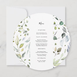 ユーカリ・サークル・メニュー・カード 招待状