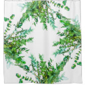 ユーカリ シャワーカーテン (正面)