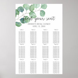 ユーカリ – シーティンググラフフォームボード ポスター