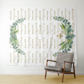 ユーカリ ステップ＆リピート ゴールド 洗礼 プロップ タペストリー (インサイチュ(横))