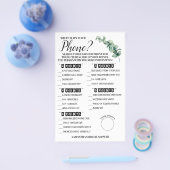 ユーカリ スマホに何が入っている？ シャワーゲーム カード (シングル)