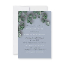 ユーカリ スモーキー ブルー グリーン ウッドランド ラスティック