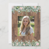 ユーカリ ダスティーローズ 卒業式招待状 招待状 (裏面)