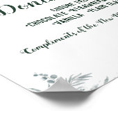 ユーカリ ドーナツ バー ブライダル シャワー ウェディング サイン (角)