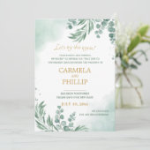 ユーカリ・ニューセーブ・ザ・デート案内  招待状 (スタンド正面)