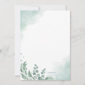 ユーカリ・ニューセーブ・ザ・デート案内  招待状 (裏面)