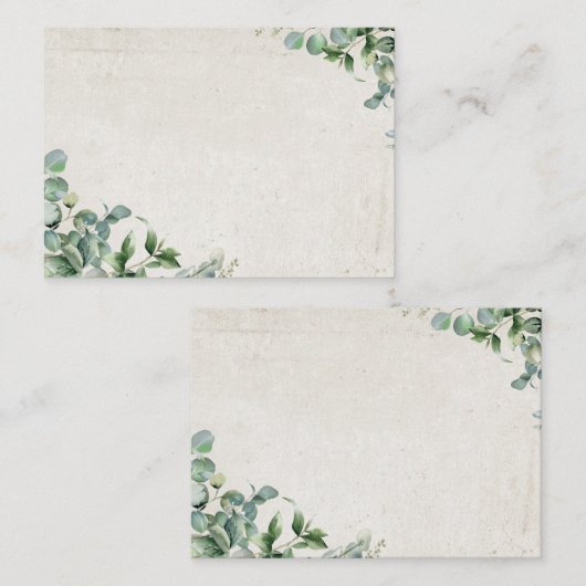 ユーカリ ノートカード (正面/裏面)