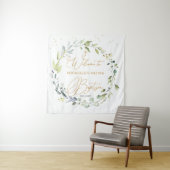 ユーカリ ハーブ 十字架 ベビー 洗礼 タペストリー (インサイチュ)