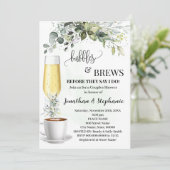 ユーカリ バブルズ アンド ブリューズ コーヒー シャワー 招待状 (スタンド正面)