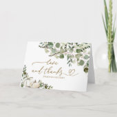 ユーカリ・パンプキ結婚ンの感謝 カード (正面)