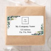 ユーカリ・ビジネス・ロゴ・差出人住所ラベル ラベル (インサイチュ)