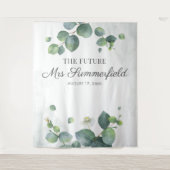 ユーカリ フューチャー ミセス フォトブース バックドロップ タペストリー (正面)