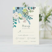 ユーカリ・フローラ・エレガントボホ・グリーナリー・リプライ 招待状 (スタンド正面)