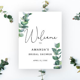 ユーカリ – ブライダルシャワーウェルカムサイン ポスター