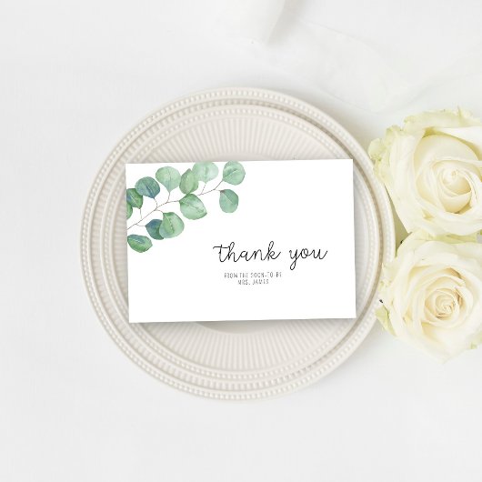 ユーカリ – ブライダルシャワーサンキューカード カード