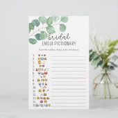 ユーカリ – ブライダルシャワー絵文字ゲーム (スタンド正面)