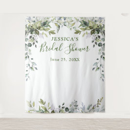 ユーカリ ブライダルシャワー おしゃれ フォトブース 背景 タペストリー