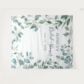 ユーカリ ブライダルシャワー おしゃれ フォトブース 背景 タペストリー (正面(横))