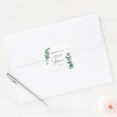 ユーカリ - ブライダルシャワー スクエアシール (封筒)