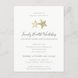 ユーカリ ブラッシュ ローズ ネイビー ピンク ワークショップ イベント 案内ポストカード