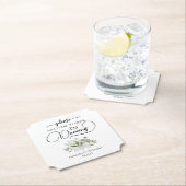 ユーカリ・ブーケは私の飲み物を飲結婚まない ペーパーコースター (インサイチュ)