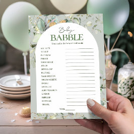 ユーカリ ベイビー バブル ワード スクランブル ゲーム