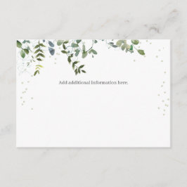 ユーカリ ベビーシャワー 封入カード エンクロージャーカード