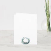 ユーカリ ボタニカル サンキューカード (裏面)