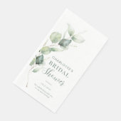 ユーカリ ボタニカル スクリプト ブライダル シャワー (コーナー)