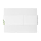 ユーカリ ボヘミア フラワー ウェディング 招待状ベリーバンド (裏面例)