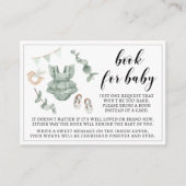 ユーカリ・ボーホーベビーエンクロージャカード エンクロージャーカード (正面)