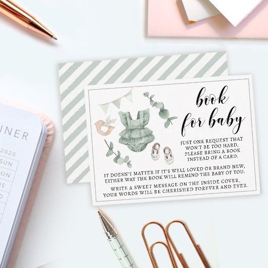 ユーカリ・ボーホーベビーエンクロージャカード エンクロージャーカード