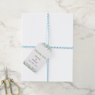 ユーカリ ミニマリスト ウェディング フェイバータグ ギフトタグ