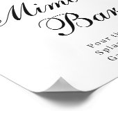 ユーカリ ミモザ バー ポスター サイン (角)