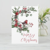ユーカリ・メリークリスマス・バード シーズンカード (スタンド正面)