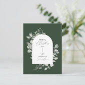 ユーカリ モダン エレガント シンプル ボタニカル シーズンポストカード (スタンド正面)