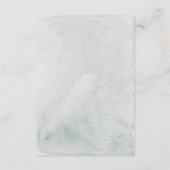 ユーカリ モダン シンプル ウェディング ディレクションズ エンクロージャーカード (裏面)