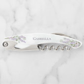 ユーカリ&ラベンダーエレガントブライデスメイド名 ソムリエナイフ (正面)