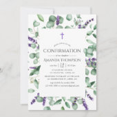 ユーカリ・ラベンダーグリーン認証 招待状 (正面)