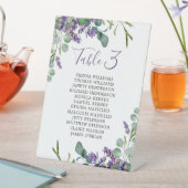 ユーカリ・ラベンダーフラワーシーティングチャート台座 台座サイン (インサイチュ)