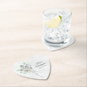 ユーカリ&ラベンダーブーケ素朴ス結婚ズ ペーパーコースター (インサイチュ)