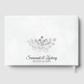 ユーカリ&ラベンダーボホエレガントシック結婚ズ ゲストブック (裏面)