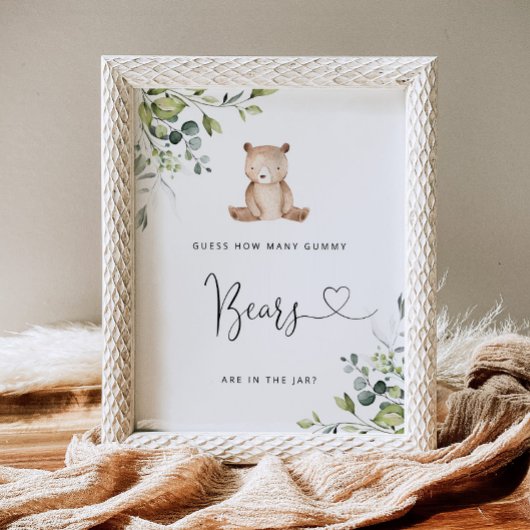 ユーカリ・リトル・ベアはグミベアの数を推測する ポスター