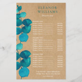 ユーカリ リラックス サロン サービス メニュー (正面)