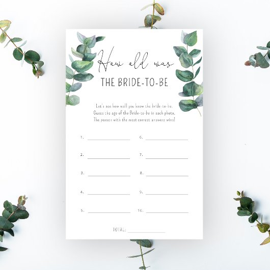 ユーカリ – 何歳の花嫁だった