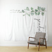 ユーカリ 卒業 名前 卒業写真 背景 タペストリー (インサイチュ(横))