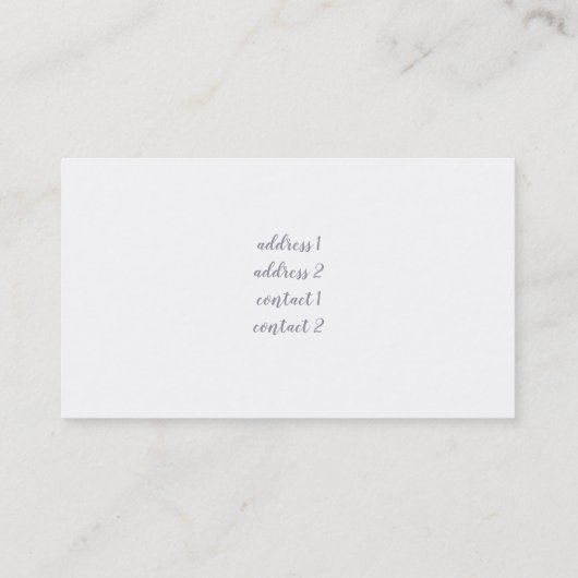 ユーカリ 名刺 (裏面)